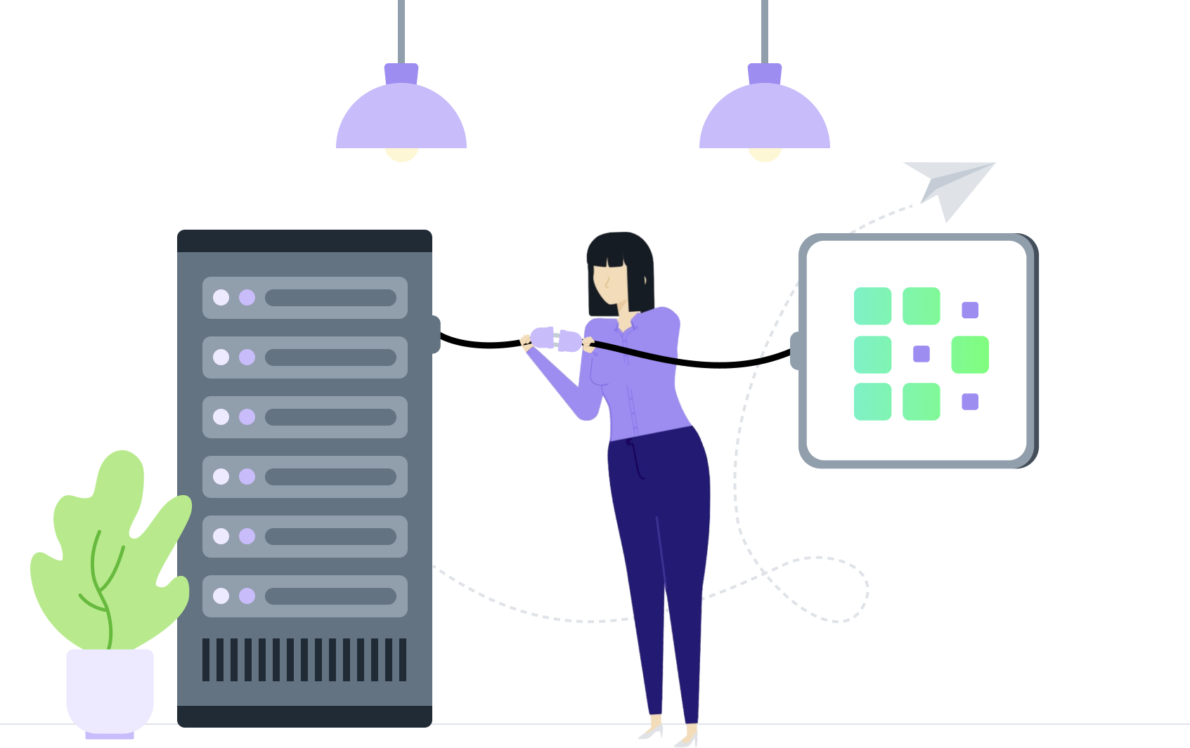 Easy Send connected to system
